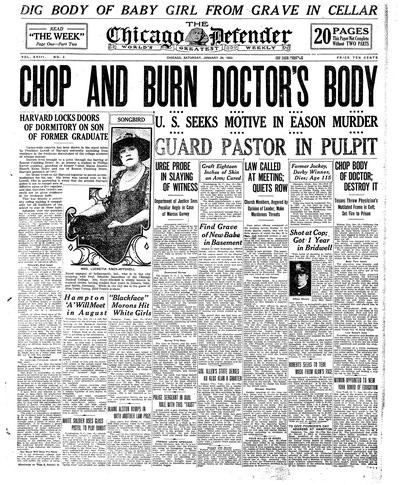 Chicago Defender, Jan 20, 1923