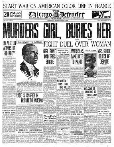Chicago Defender, Aug 11, 1923