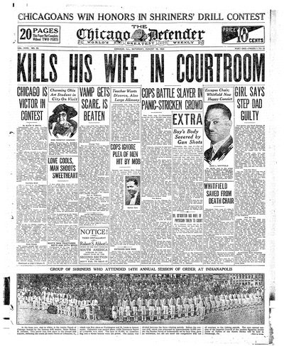 Chicago Defender, Aug 18, 1923