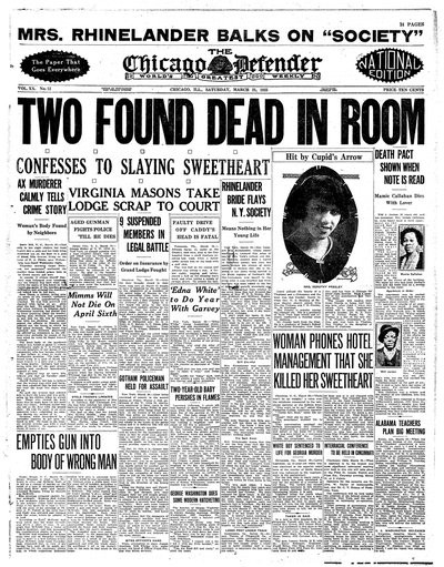 Chicago Defender, Mar 21, 1925