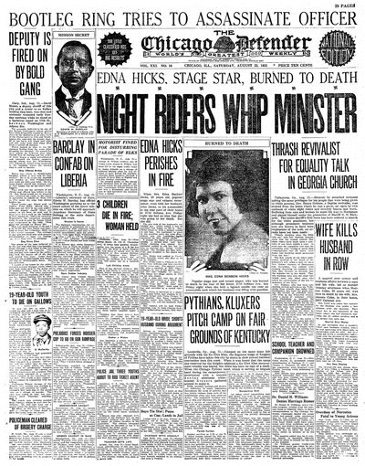 Chicago Defender, Aug 22, 1925