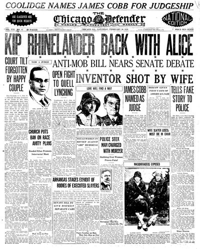 Chicago Defender, Feb 20, 1926