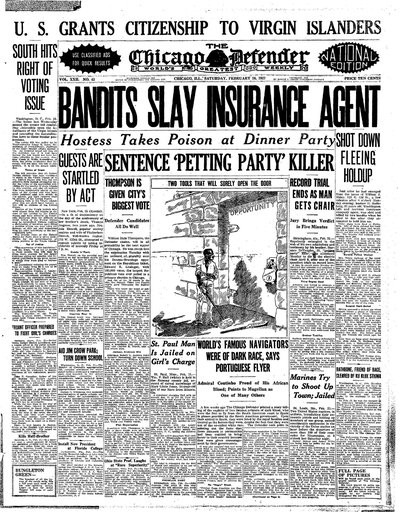 Chicago Defender, Feb 26, 1927