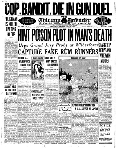 Chicago Defender, Aug 13, 1927