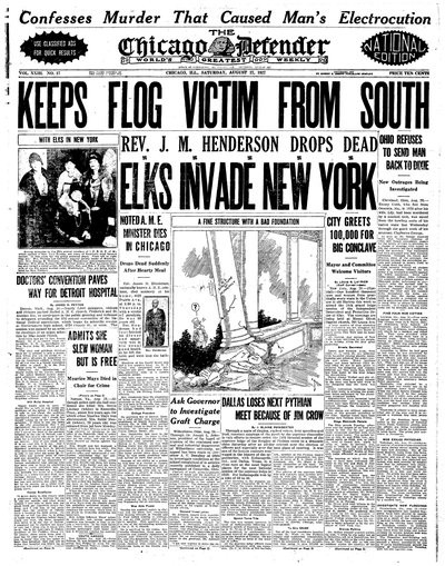 Chicago Defender, Aug 27, 1927