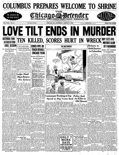 Chicago Defender, Aug 11, 1928