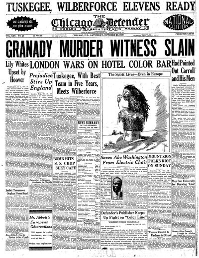 Chicago Defender, Oct 26, 1929