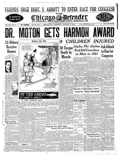 Chicago Defender, Jan 11, 1930