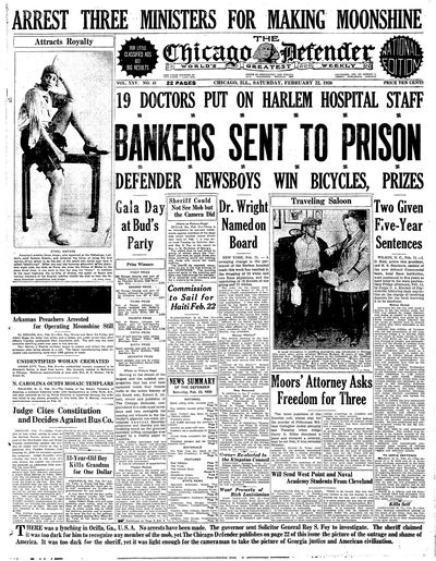 Chicago Defender, Feb 22, 1930