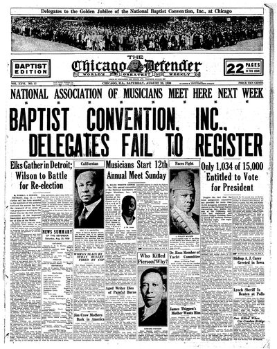 Chicago Defender, Aug 23, 1930