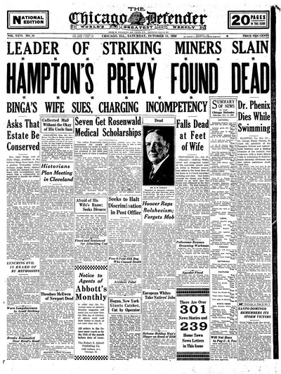 Chicago Defender, Oct 11, 1930