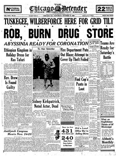 Chicago Defender, Oct 25, 1930