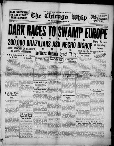 Chicago Whip, May 8, 1920