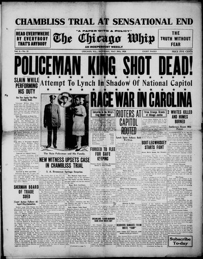 Chicago Whip, May 29, 1920