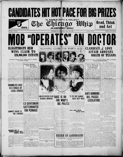 Chicago Whip, May 14, 1921
