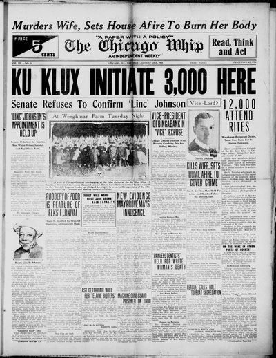 Chicago Whip, Aug 20, 1921