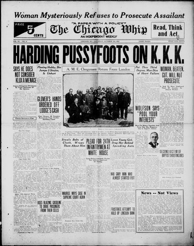 Chicago Whip, Oct 8, 1921