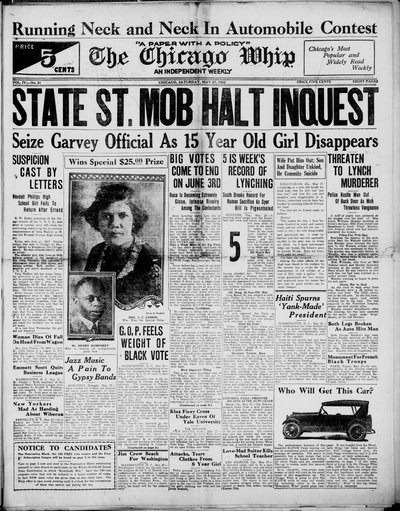 Chicago Whip, May 27, 1922