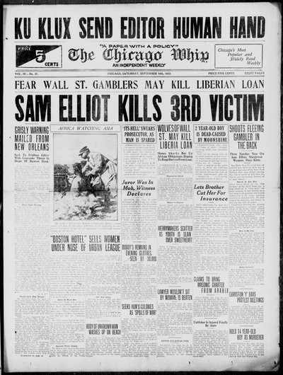 Chicago Whip, Sep 16, 1922
