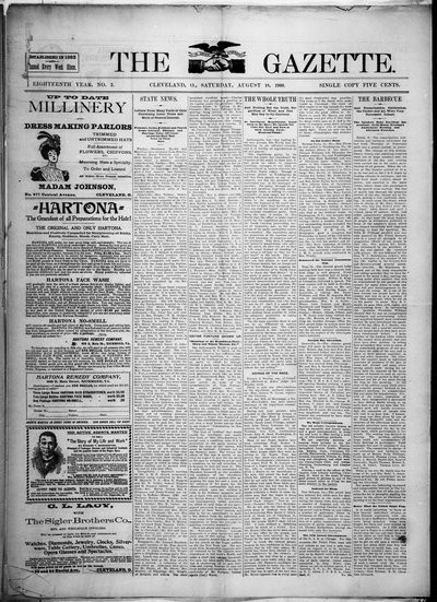 The Gazette, Aug 18, 1900
