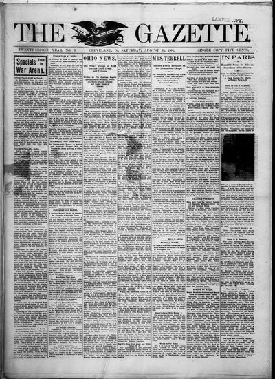 The Gazette, Aug 20, 1904