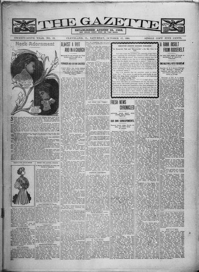 The Gazette, Oct 17, 1908