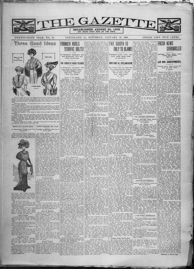 The Gazette, Jan 16, 1909