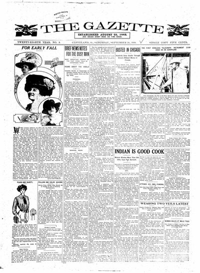 The Gazette, Sep 24, 1910