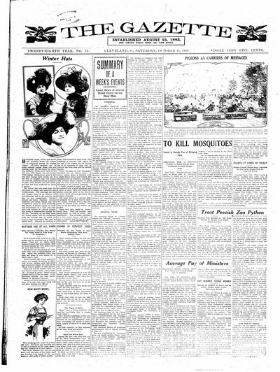 The Gazette, Oct 15, 1910