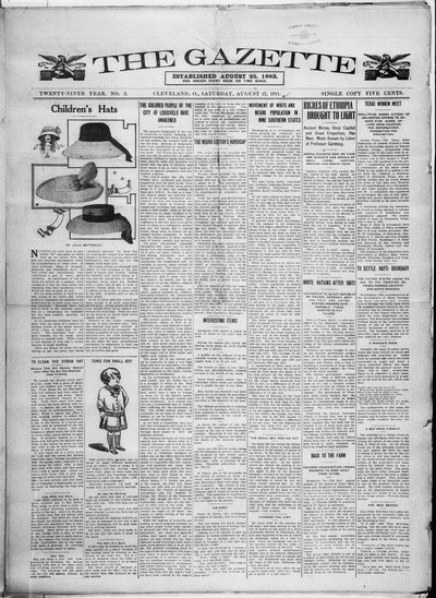 The Gazette, Aug 12, 1911