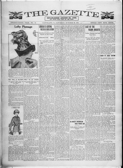 The Gazette, Oct 28, 1911