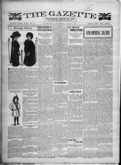 The Gazette, Mar 9, 1912