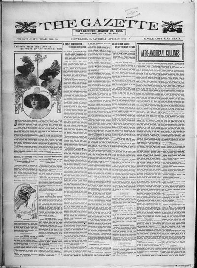 The Gazette, Apr 20, 1912