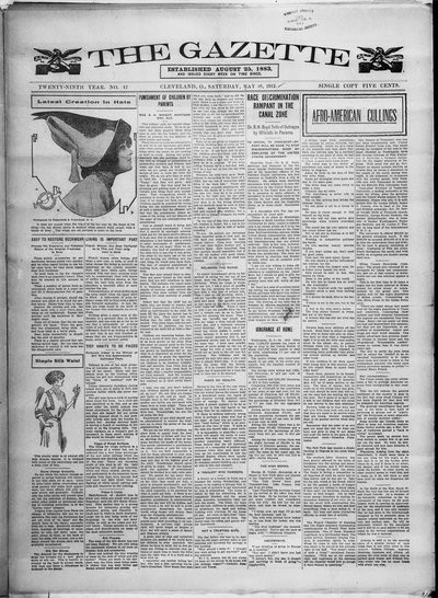 The Gazette, May 18, 1912