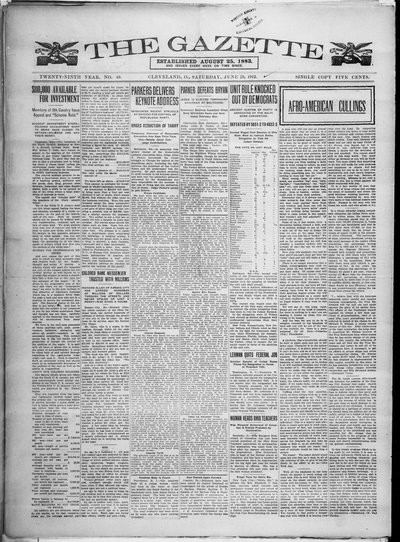 The Gazette, Jun 29, 1912