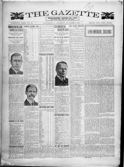 The Gazette, Nov 9, 1912