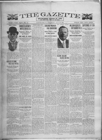 The Gazette, Jul 25, 1914