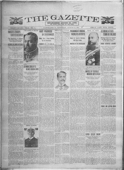 The Gazette, Aug 15, 1914