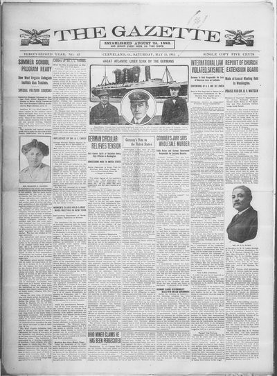 The Gazette, May 15, 1915