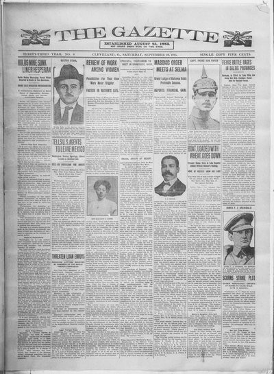 The Gazette, Sep 18, 1915