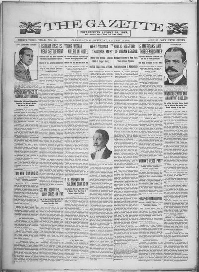 The Gazette, Jan 15, 1916
