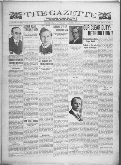 The Gazette, Nov 25, 1916