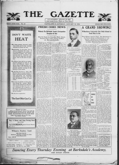 The Gazette, Jan 12, 1918