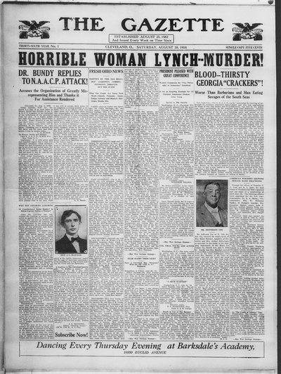 The Gazette, Aug 10, 1918