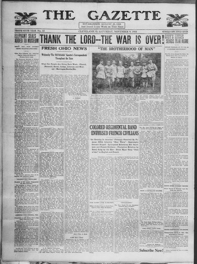 The Gazette, Nov 9, 1918