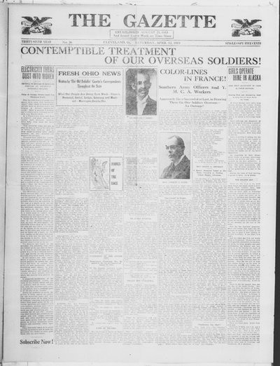 The Gazette, Apr 12, 1919