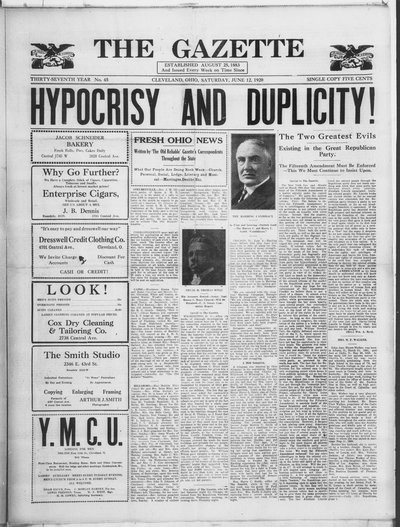 The Gazette, Jun 12, 1920