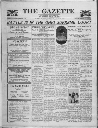 The Gazette, Jul 17, 1920