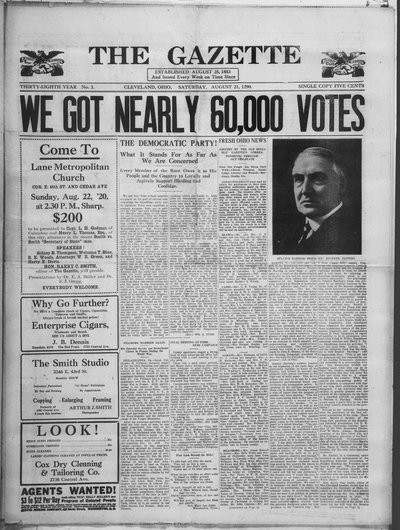The Gazette, Aug 21, 1920