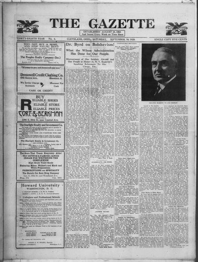 The Gazette, Sep 18, 1920
